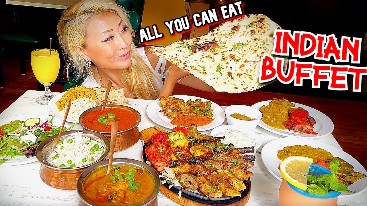 EATING AT AN INDIAN BUFFET at Mehfil in Asheville, NC!! #RainasCrazy