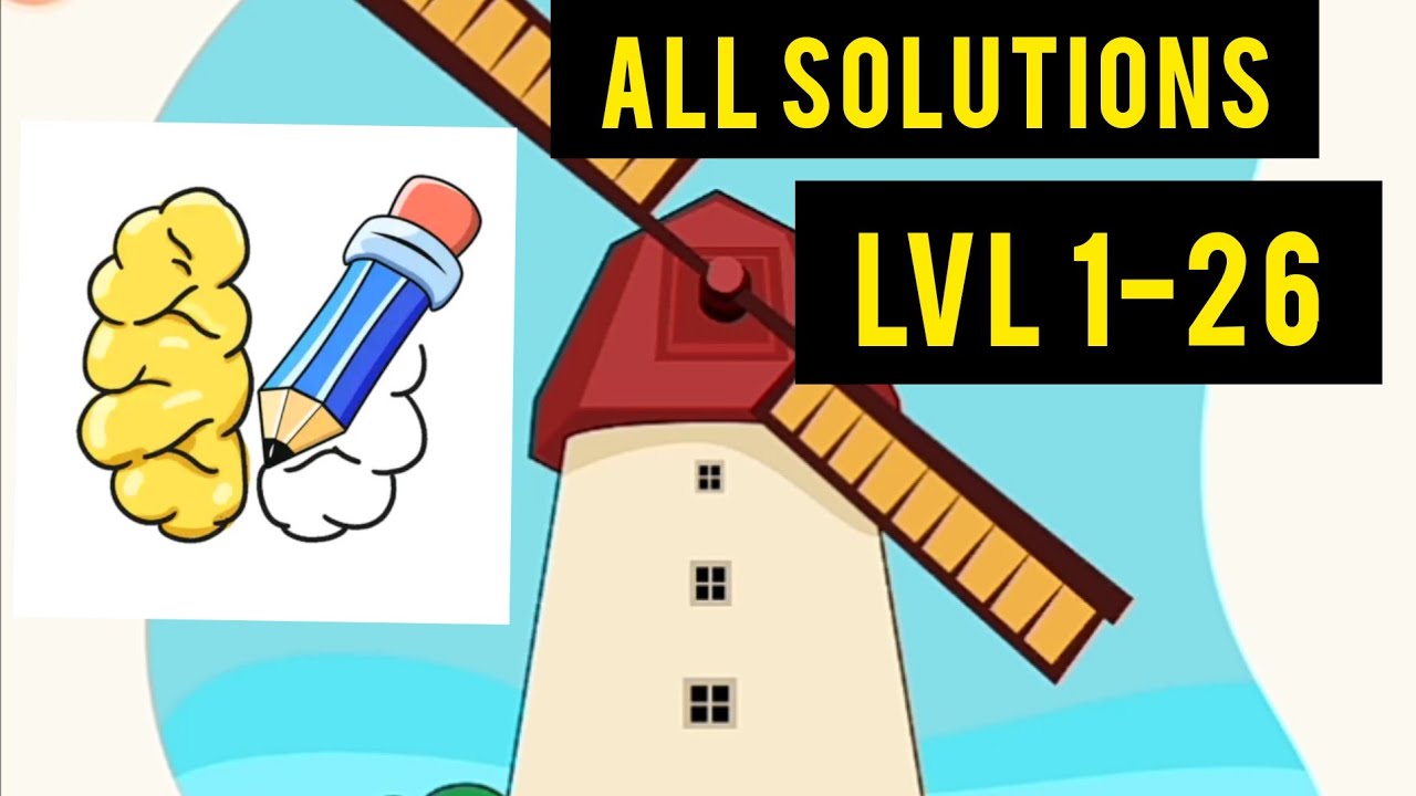 DOP: DRAW ONE PART LVL 1-26 ALL SOLUTIONS