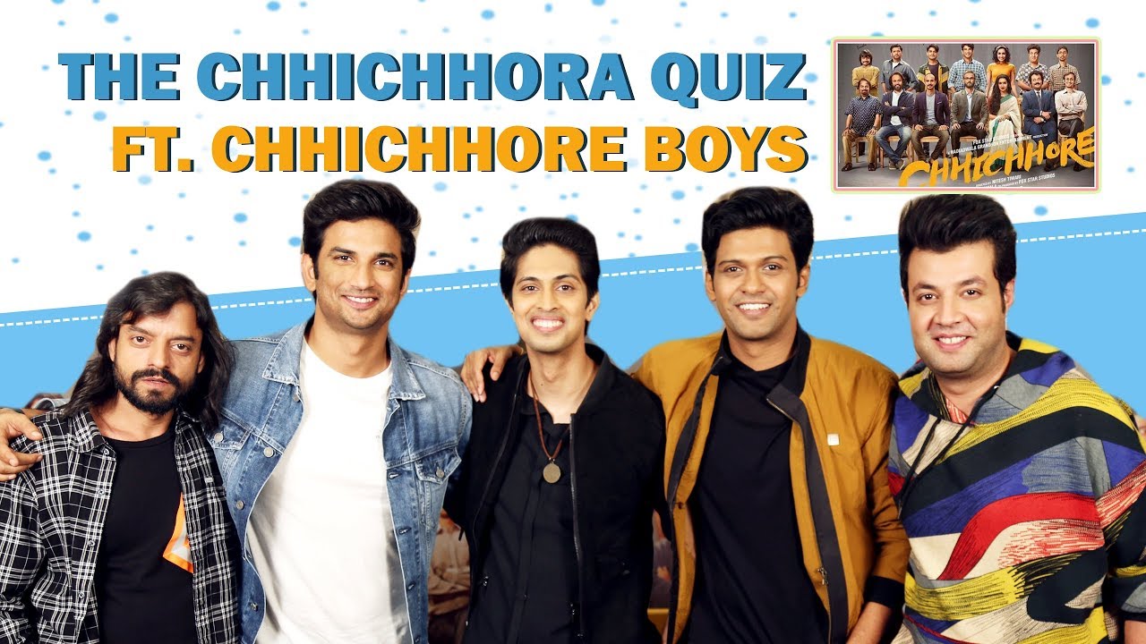 The Chichora Quiz Ft. Sushant, Varun, Naveen, Tushar & Saharsh | Chhichhore