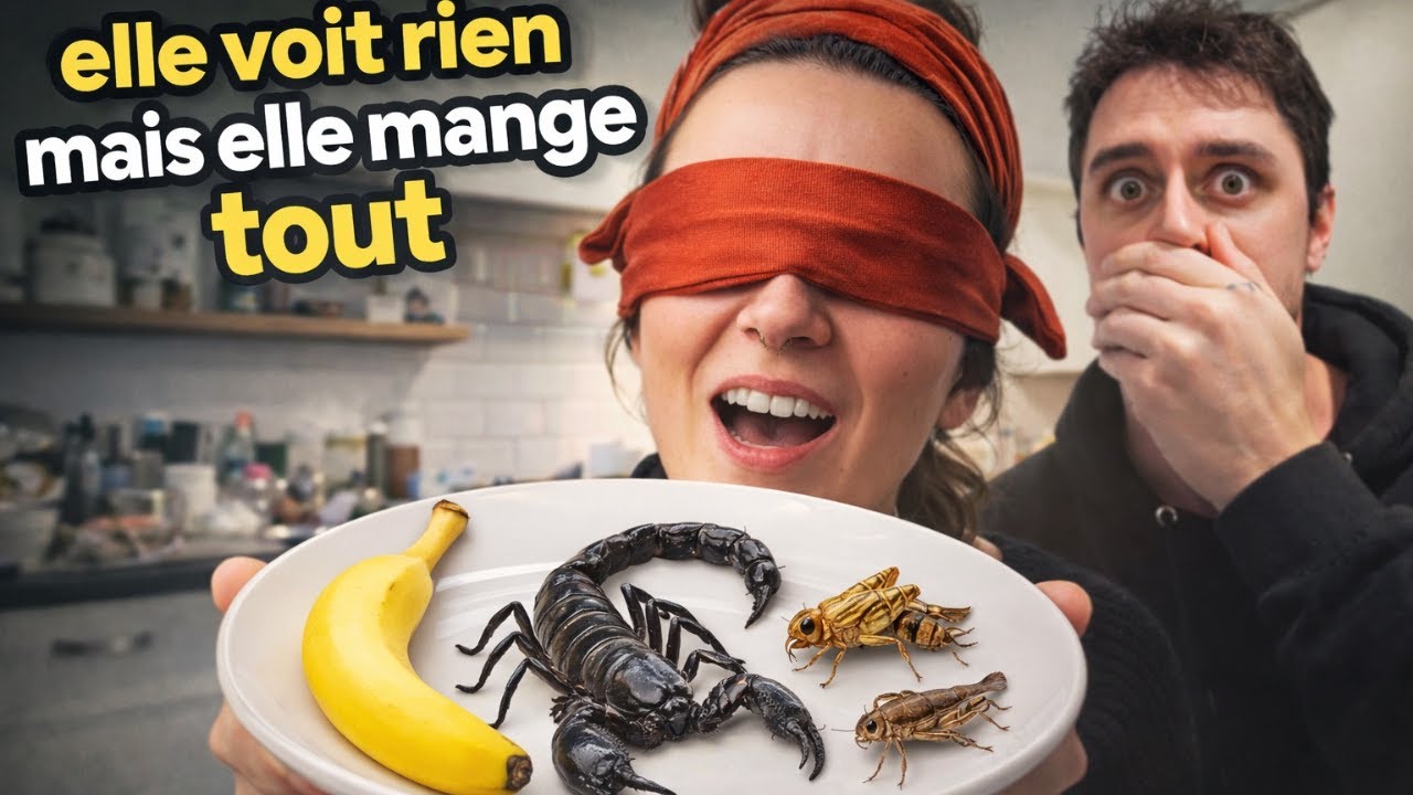 SCORPION, CRIQUET... elle mange tout !