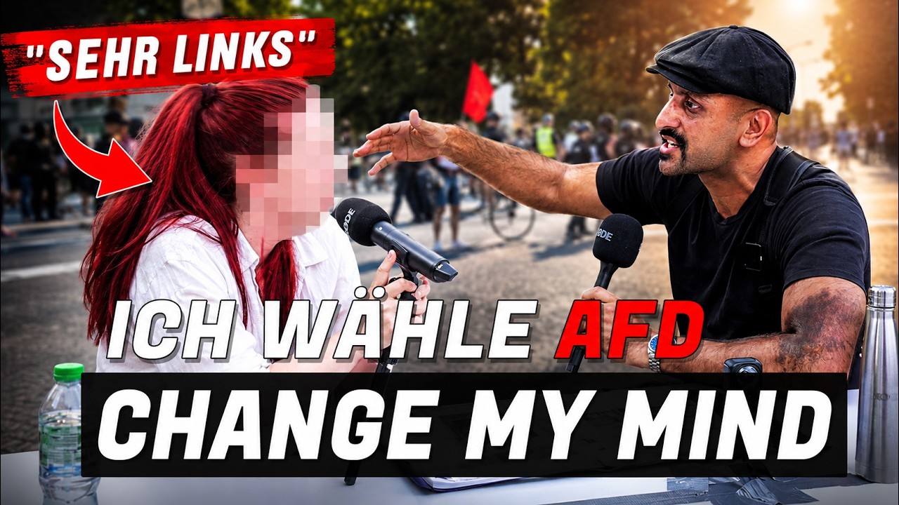 Linke Sozialarbeiterin mit PKS konfrontiert: dann passiert DAS! | Change my Mind Berlin