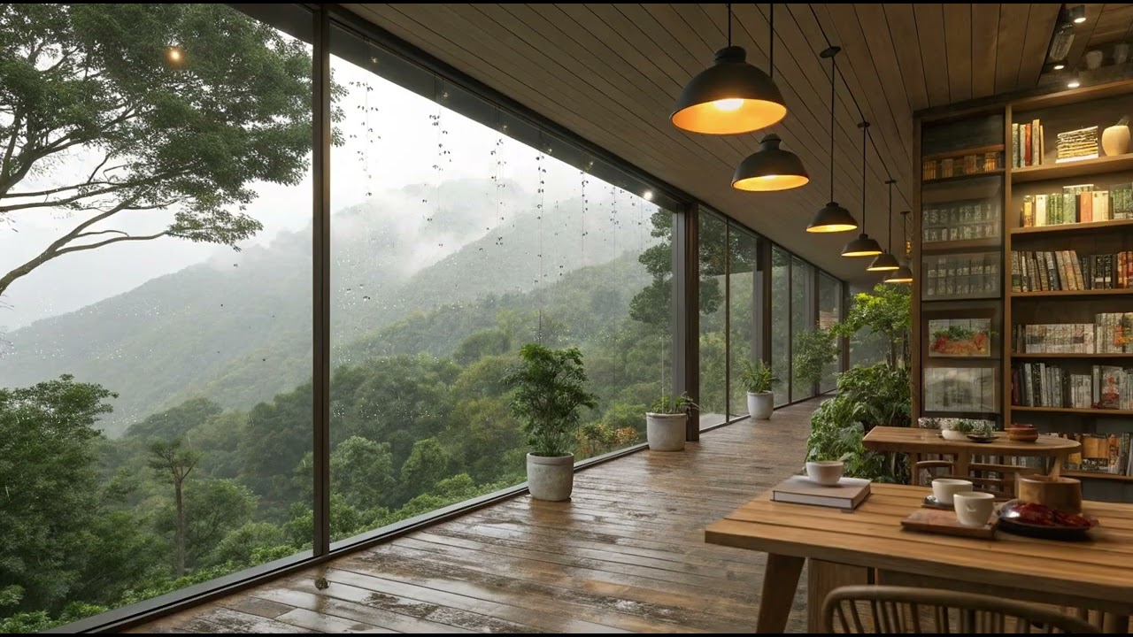 [Play List]비 내리는 숲속 도서관 🌿｜독서와 휴식을 위한 고요한 피아노 음악(Quiet piano music for reading and relaxation)