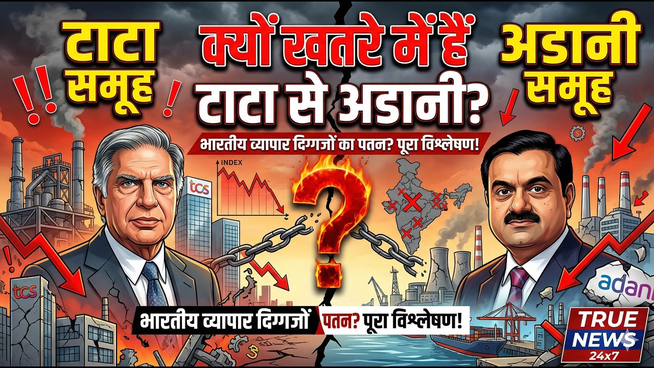 Why Tata & Adani Are in Danger?  The Fall of Indian Big Business Giants