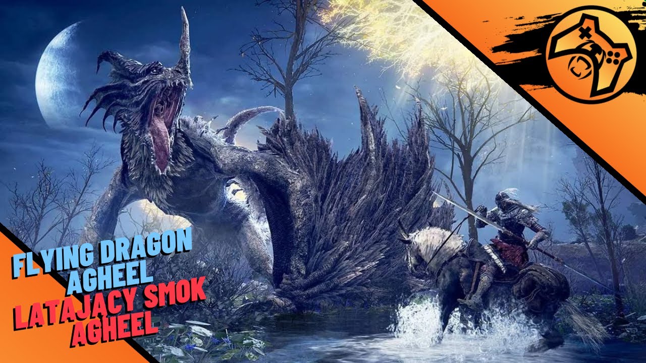 Latający Smok Agheel (Flying Dragon Agheel) - Elden Ring Boss Kill Gameplay