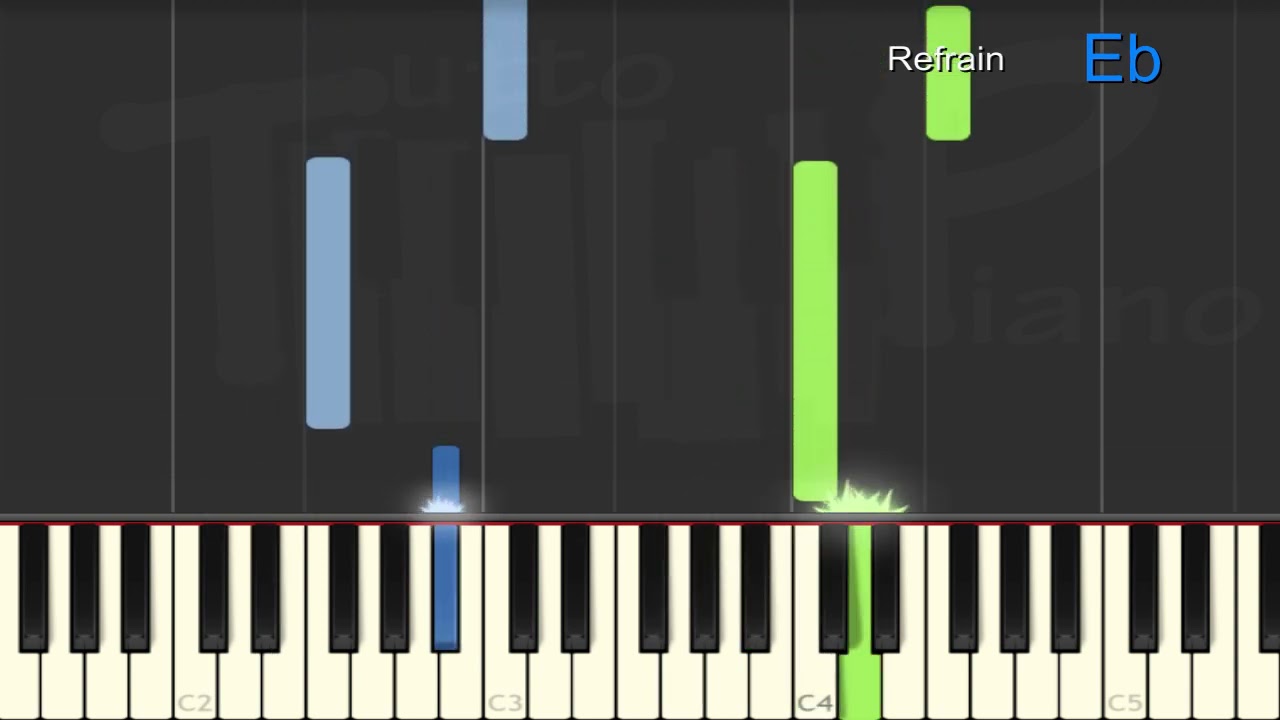 Céline Dion - S'il suffisait d'aimer (Piano facile)