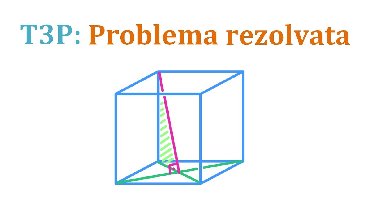Rezolvarea unei probleme cu teorema celor trei perpendiculare (8f33)