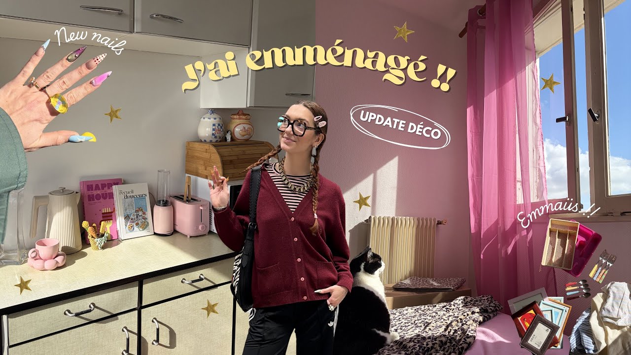 J'EMMÉNAGE DANS UN 50M²!! (update déco après travaux) 🛋️