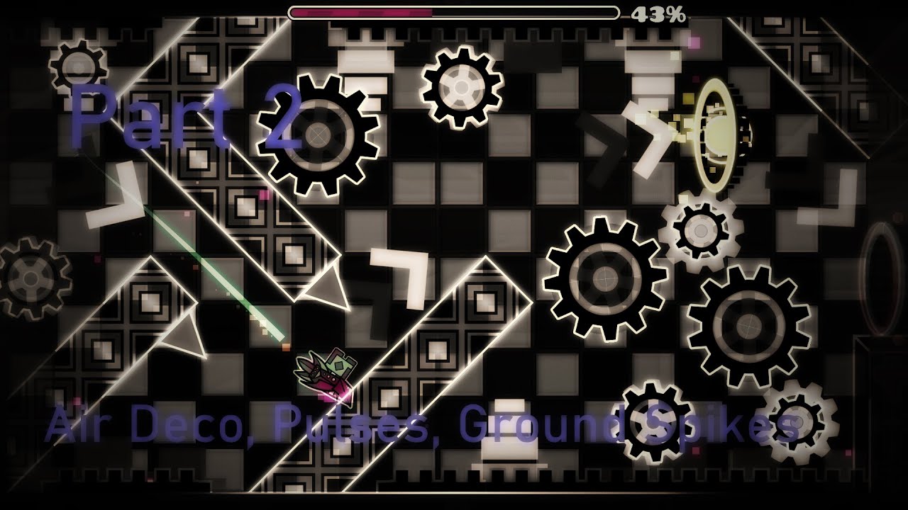 (OLD VERSION) How to make a Nine Circles level (Part 2 of 3) Air Deco, Pulses, and Ground Spikes