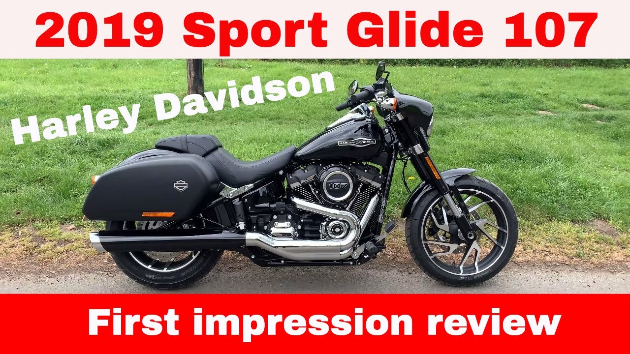 The NEW Harley Davidson Sport Glide 107, first impressions review 2019.