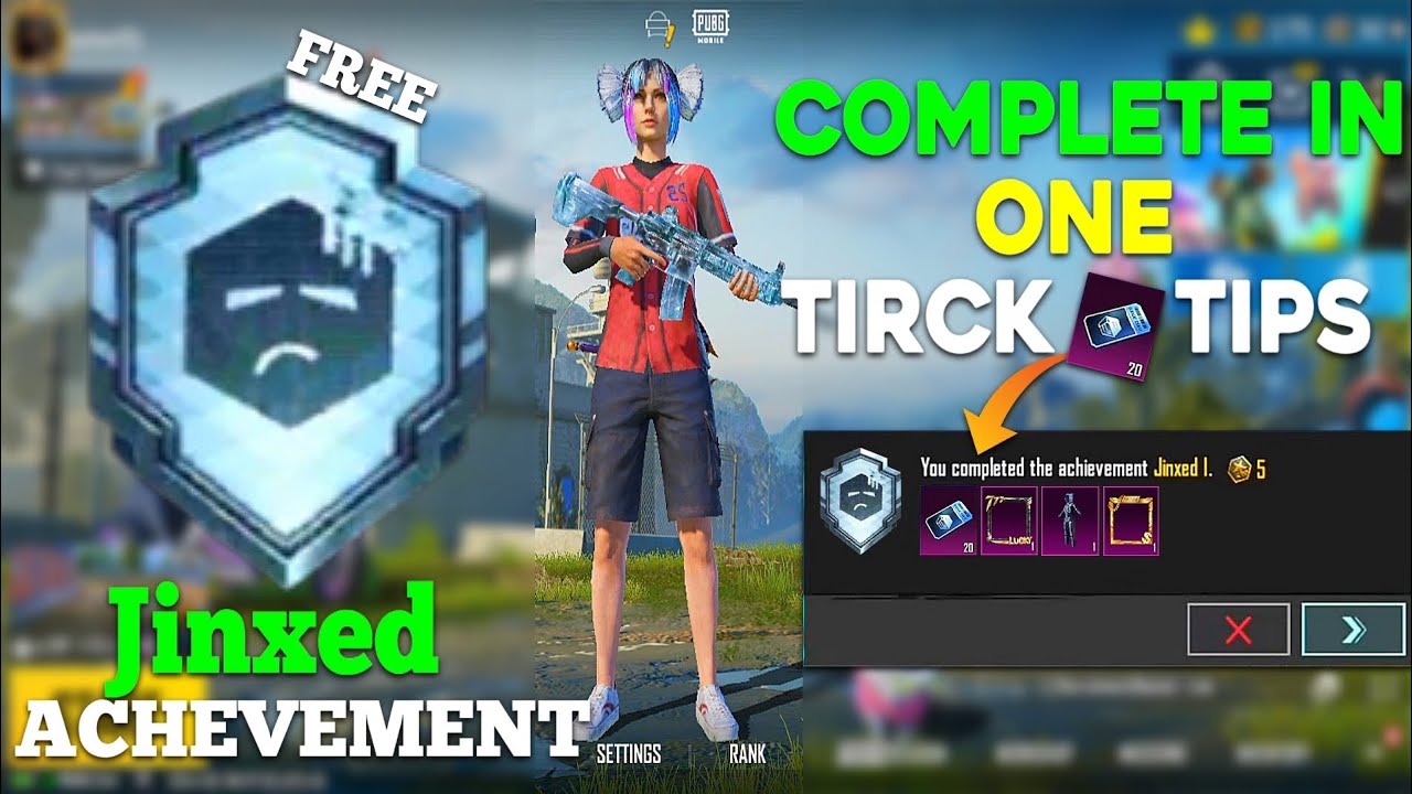 How To Complete (Jinxed) Achievement In PUBGM / BGMI TIPS & TRICKS.