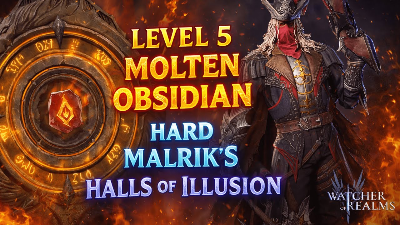 HARD Level 5 Molten Obsisdian | Fallen Choppers & Aureate Inquisitor & Abyssal | Watcher of Realms