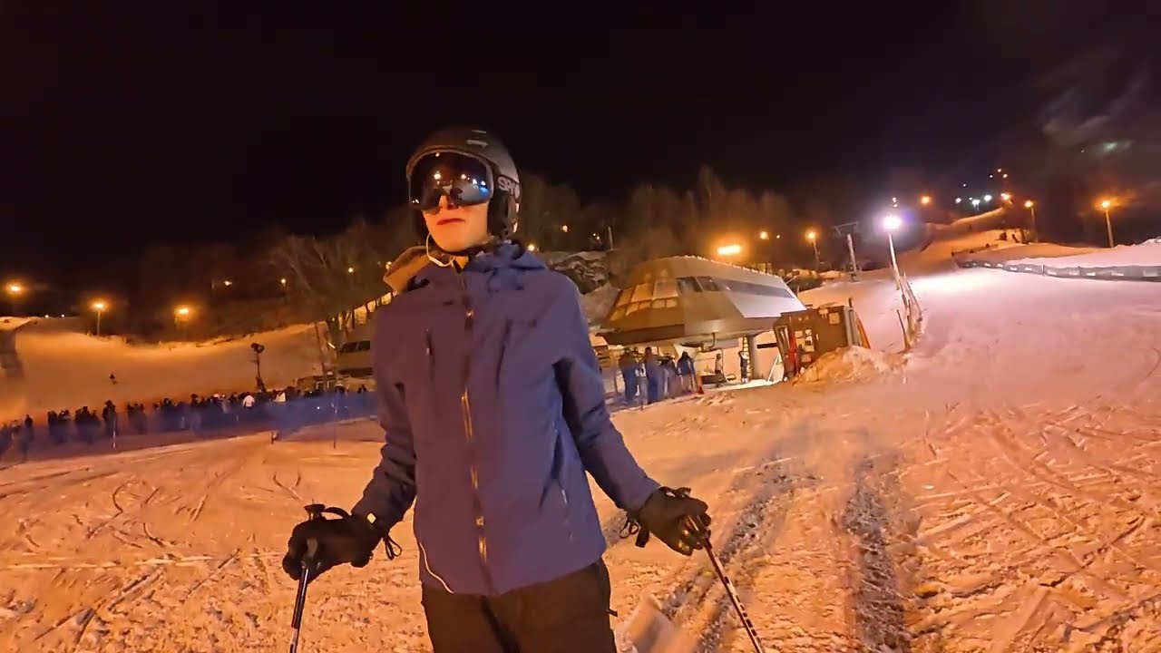 2026-02-12 Final PHHS Trip - Ski lift karaoke and 7:39 PM Run - Mountain Creek