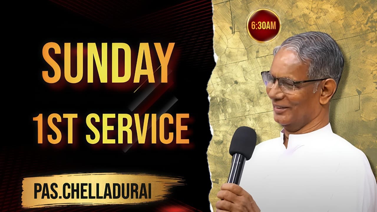 LIVE || SUNDAY 1ST SERVICE || PR.CHELLADURAI || 15-MAR-2026 || FGRC THIRUMULLAIVOYAL