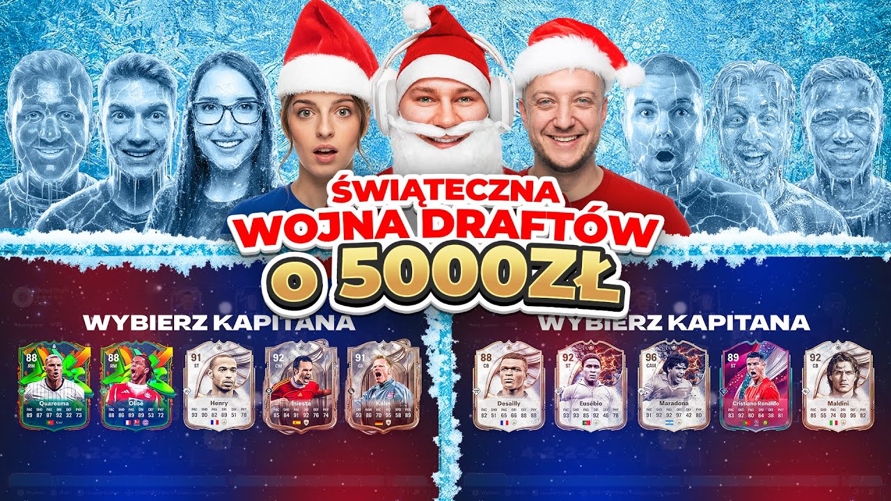 WOJNA DRAFTÓW KAMYK vs KLQUDKA o 5000 zł! ŚWIĄTECZNA EDYCJA (2/7)