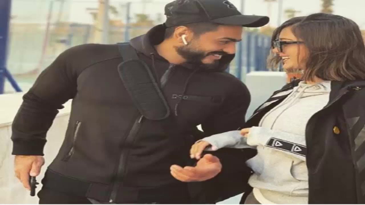 تامر حسني يدرب زوجته بسمة بوسيل.. ويحرجها “بتعليق” | راديو سكوب مع غدير حسان