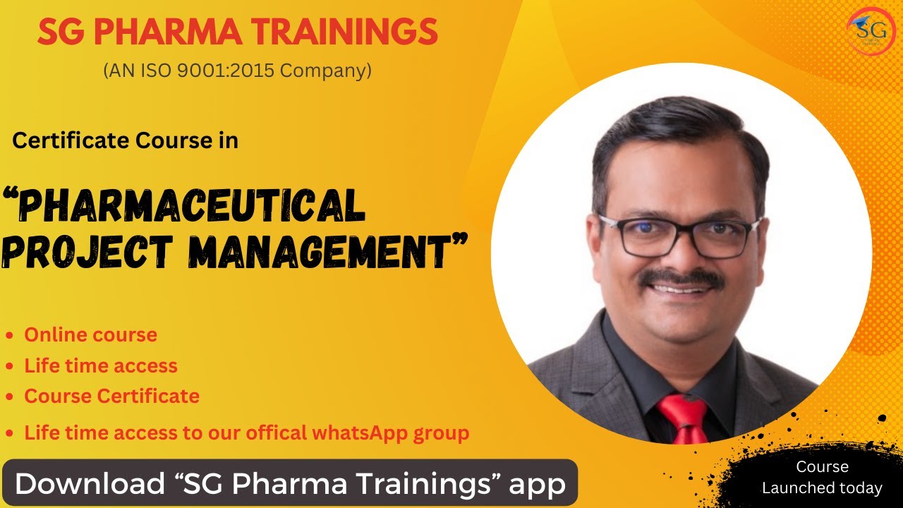 Pharmaceutical Project Management |  Demo Class I SG Pharma trainings