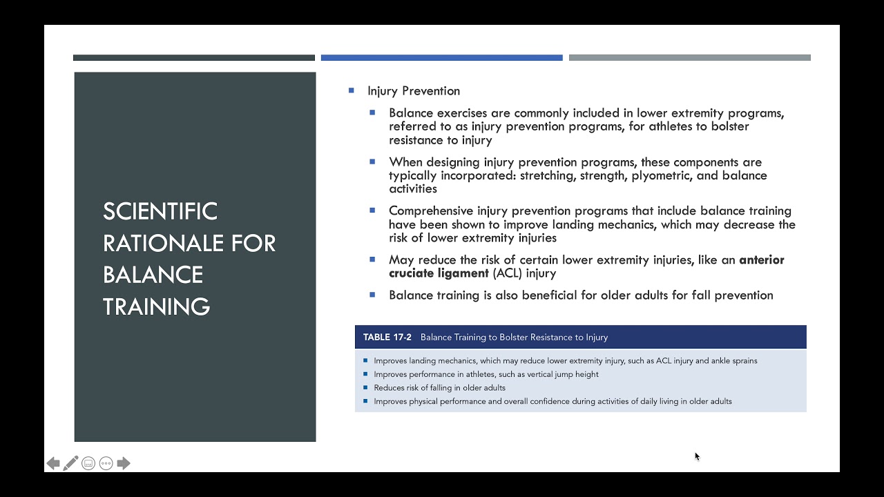 Chapter 17 - Balance Training Concepts | NASM CPT