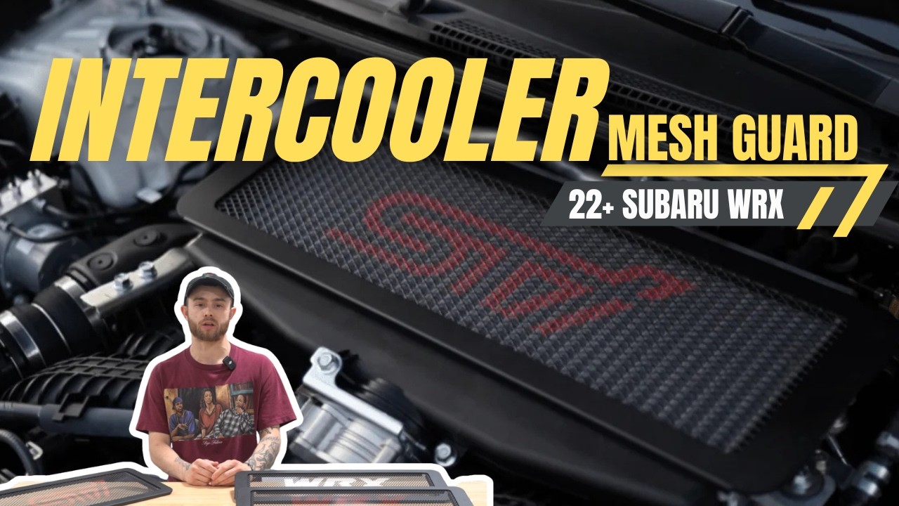 Защитите свой интеркулер TMIC | Сетчатая защита интеркулера TMIC для WRX 22+ от JDMuscle
