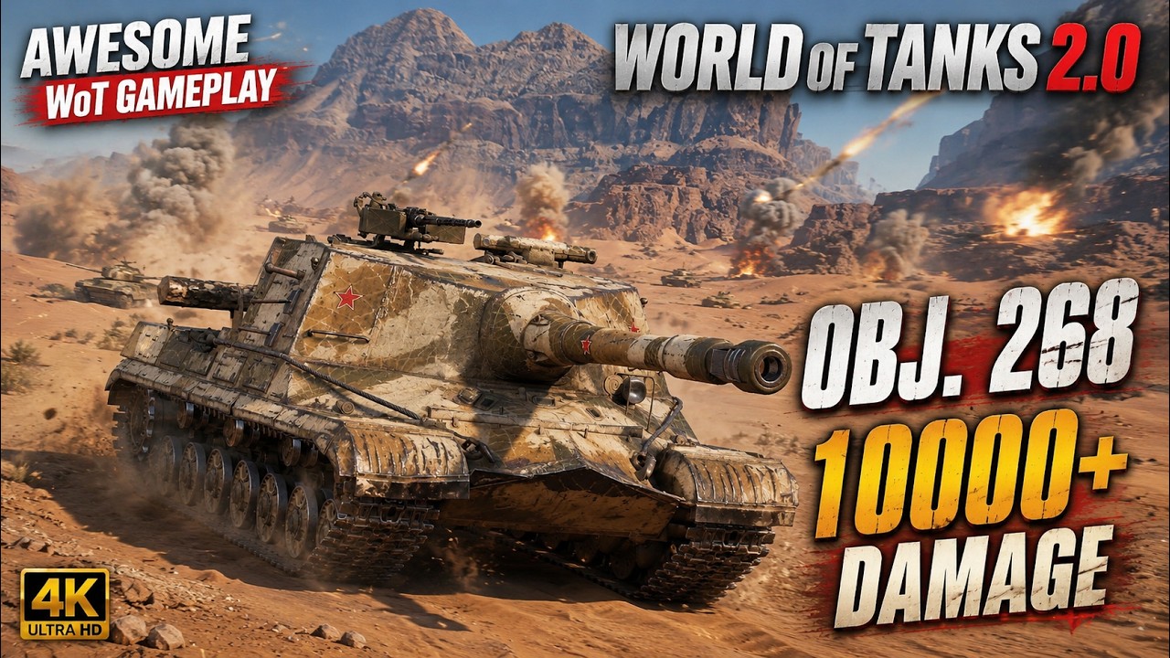 Obj. 268 :: World of Tanks 2.0 ::  10000+ Damage