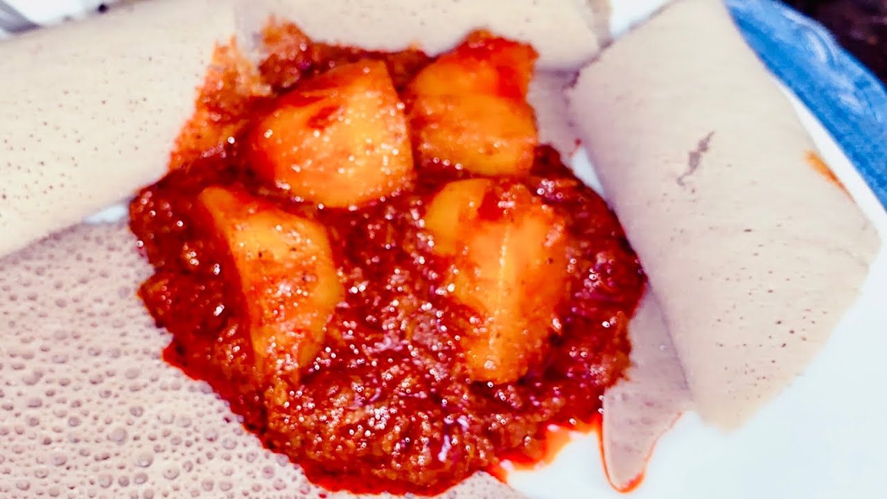 Ethiopian food - እጅ እሚያስቆረጥም የፆም ቀይ ወጥ | ዶሮ ለምኔ|@kelem-ethiopianfood