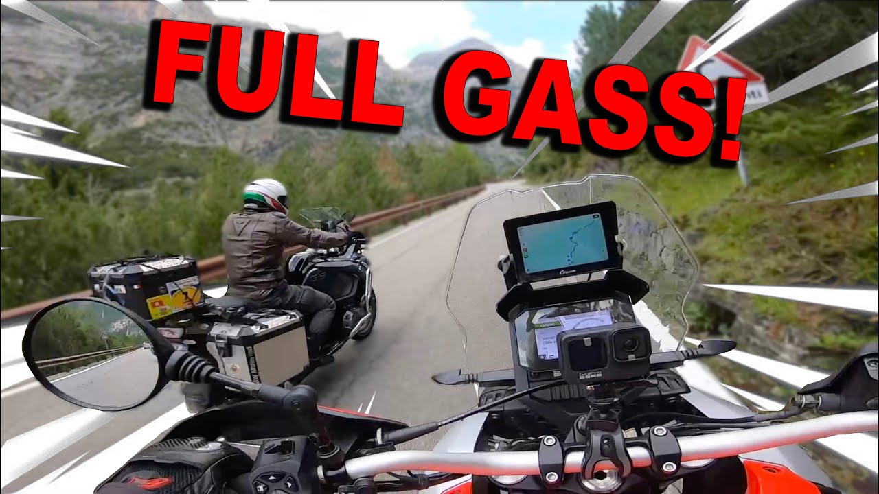 TUAREG 660 VS GS 1250 ADV TRA STELVIO E TENDA!