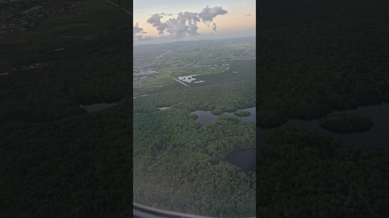 Landing in piarco international airport trinidad....