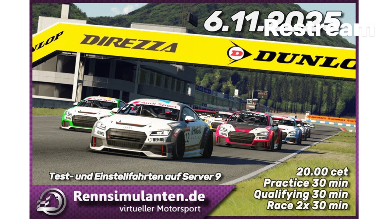 [Assetto Corsa] Rennsimulanten.de | Audi TT Cup @ Okayama Piper