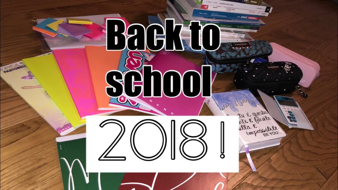 Back to school 2018 ||AM🌈||