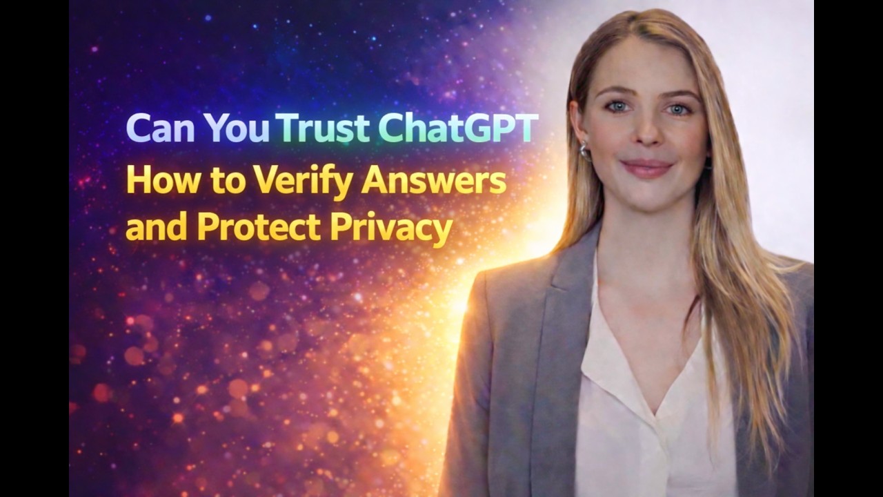 Can You Trust ChatGPT — How to Verify Answers and Protect Privacy