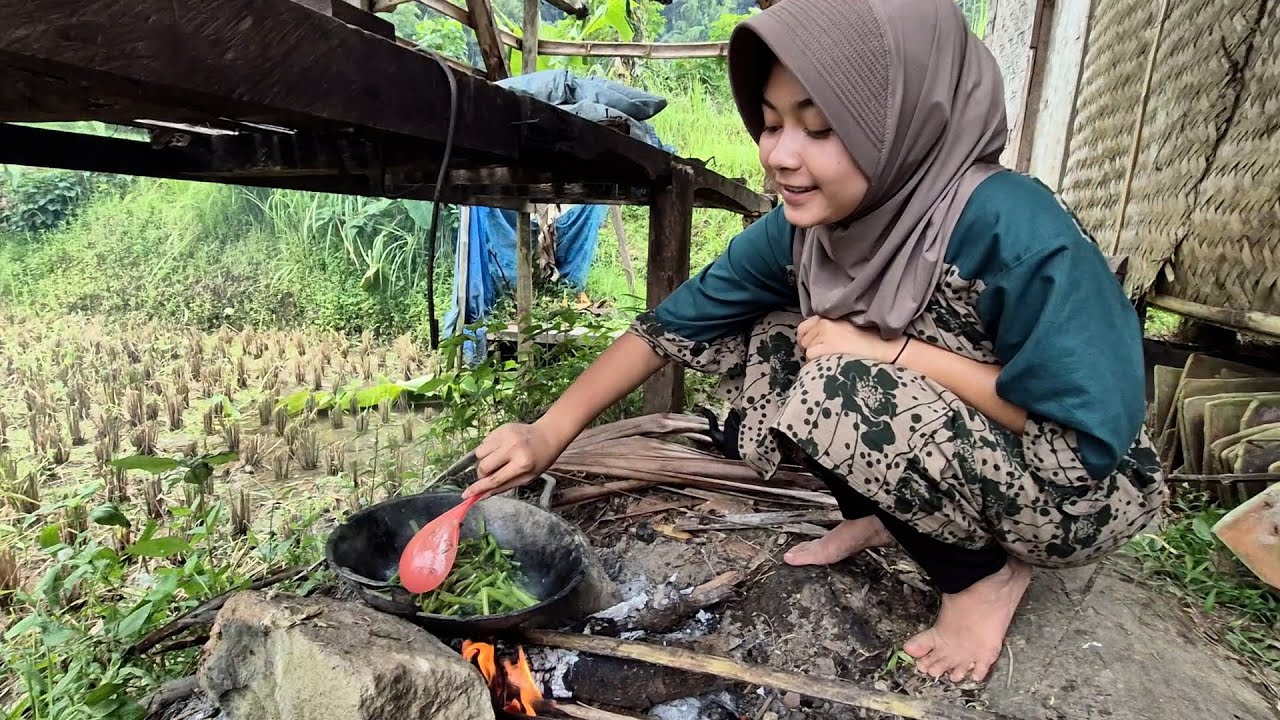 Hidup di desa, Musim Panen Telah Tiba, Ngarit dan ngaliwet bersama neng maya