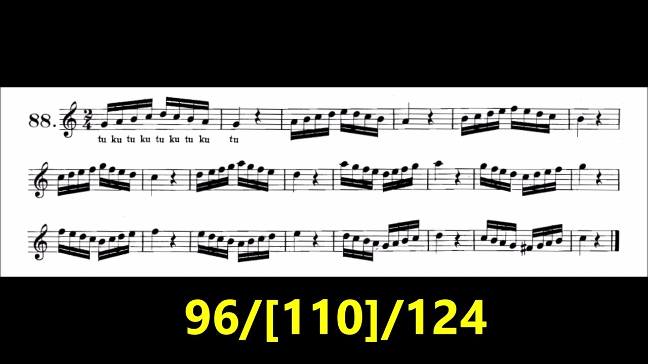 Arban's Complete Conservatory Method for Trumpet  - DOUBLE TONGUING 88
