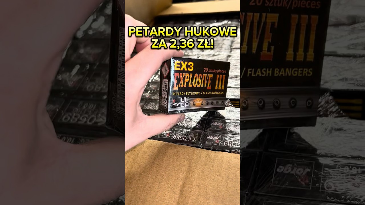 PETARDY HUKOWE ZA 2,36 ZŁ!
