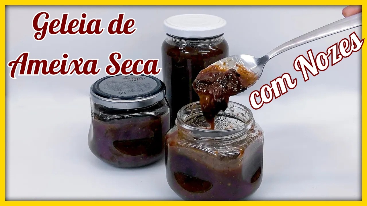 🍇✨ GELEIA de AMEIXA SECA com NOZES: Receita FÁCIL e Sabor Único que Encanta! 🌰😋