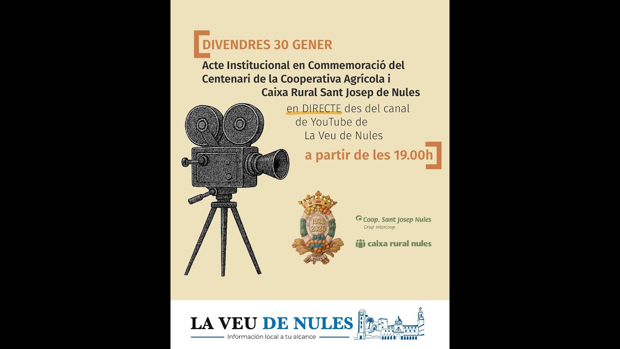 Acte Institucional del Centenari Caixa Rural Nules