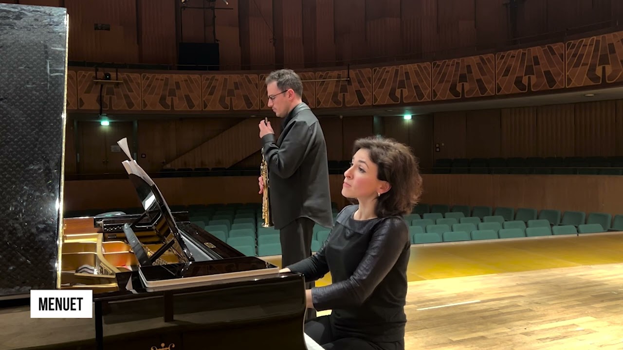 Schnittke - Suite in the Old Style / Koryun Asatryan - saxophone, Lilian Akopova - piano