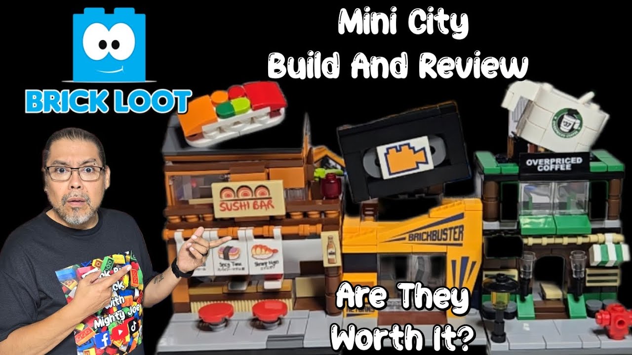 Brick Loot Mini City Sets-Does Size Really Matter? Build And Review