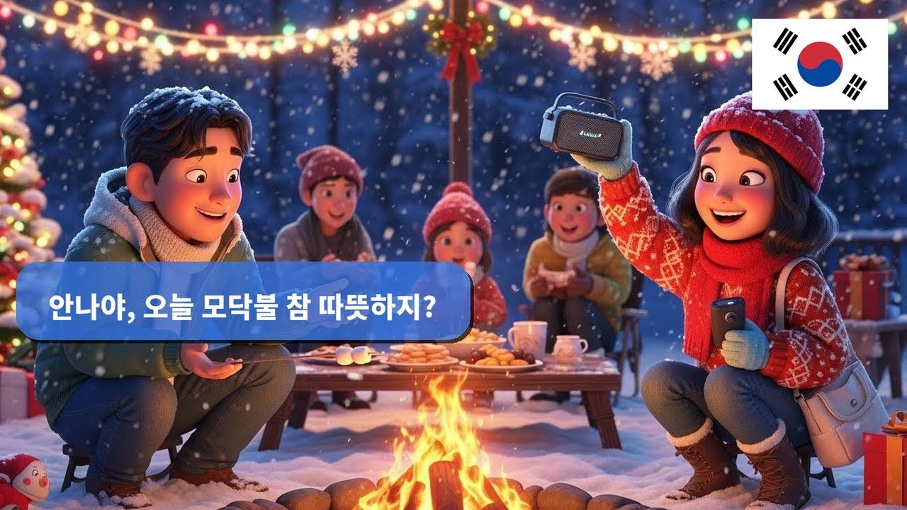 A1-A2 캠프파이어에서 배우는 쉬운 한국어 대화 10가지!
