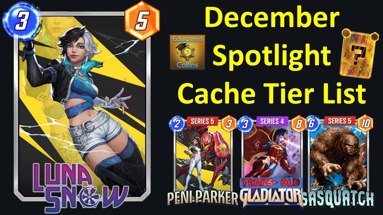 Spotlight Caches Tier List for December 2024 & Season Pass Discussion (Marvel Snap)