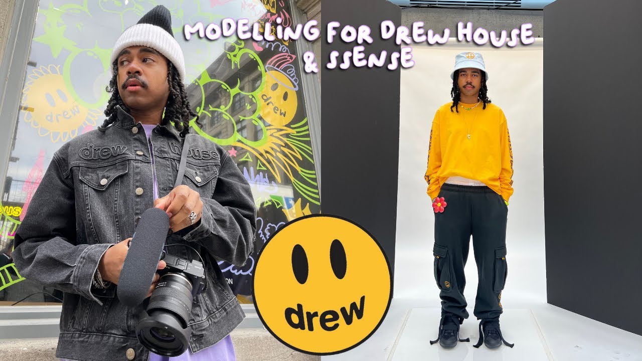 Modelling for SSENSE & styling session with Ryan Good for Drew house