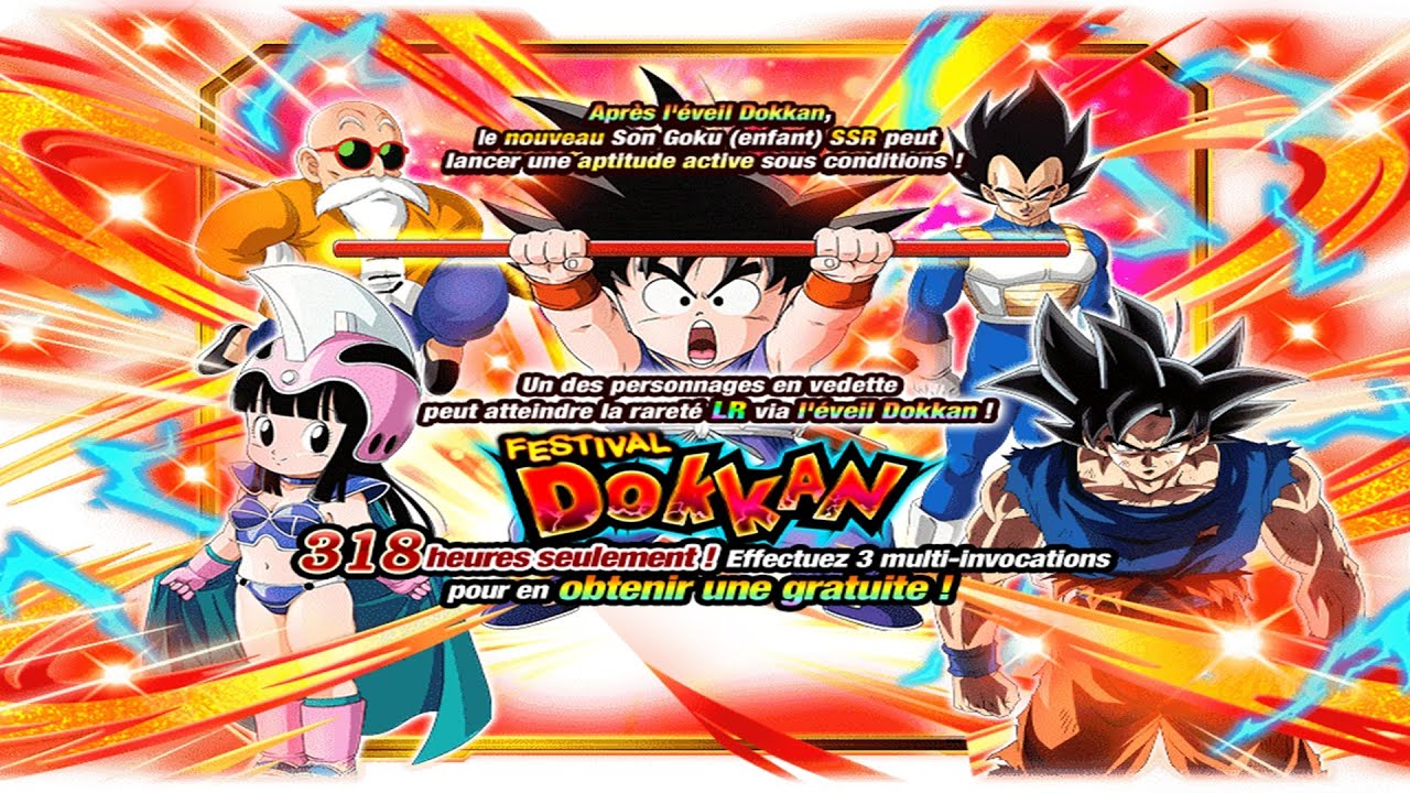 Invocations Dokkan Battle | Invocations Goku (Enfant) Saiyan Day 2025