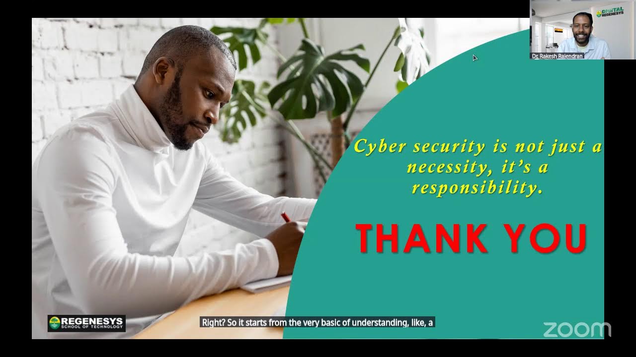 Live Webinar on Cybersecurity: Emerging threats and Defenses