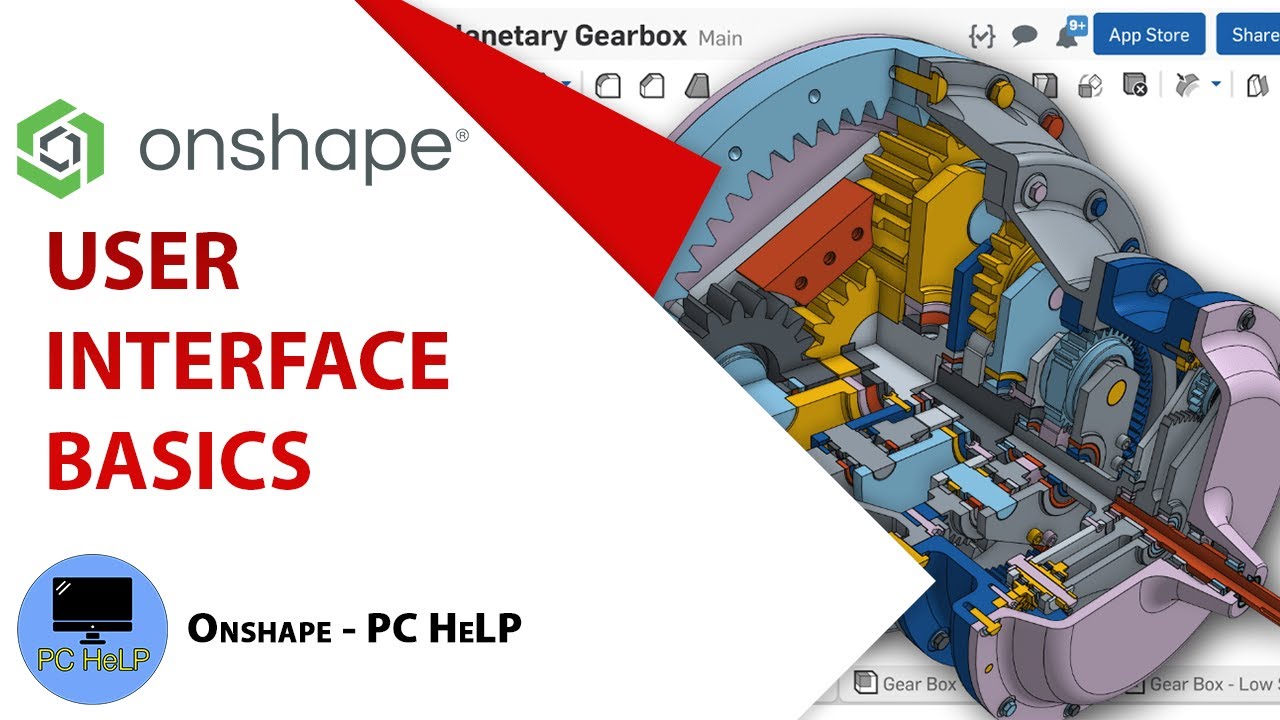 #2 Onshape - User Interface Basics #onshape #userinterface #cad #computeraideddesign