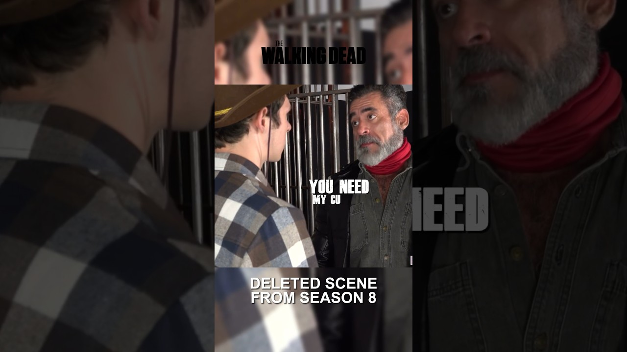 Negan saves Carl from turning season 8 deleted scene🤔 #thewalkingdead #twd #negan #carlgrimes