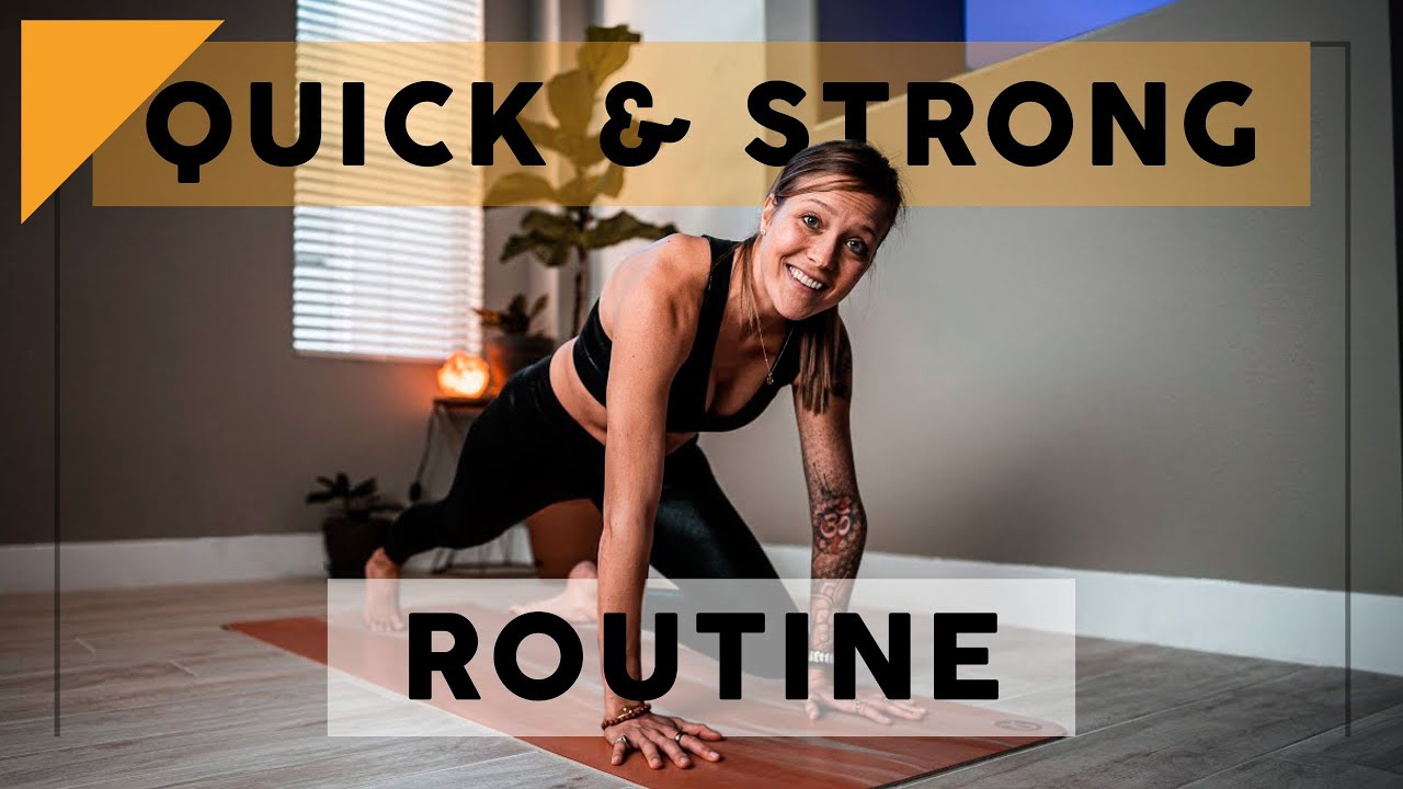 Quick Yoga Routine to Start Your Day Strong