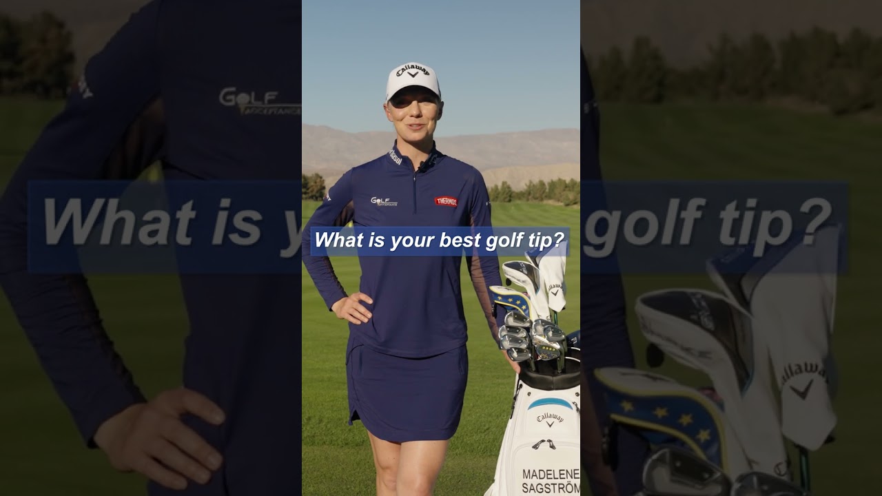 Quick Hits with Madelene Sagstr&ouml;m! 🏌️&zwj;♂️ | #golf #shorts #callaway #lpga