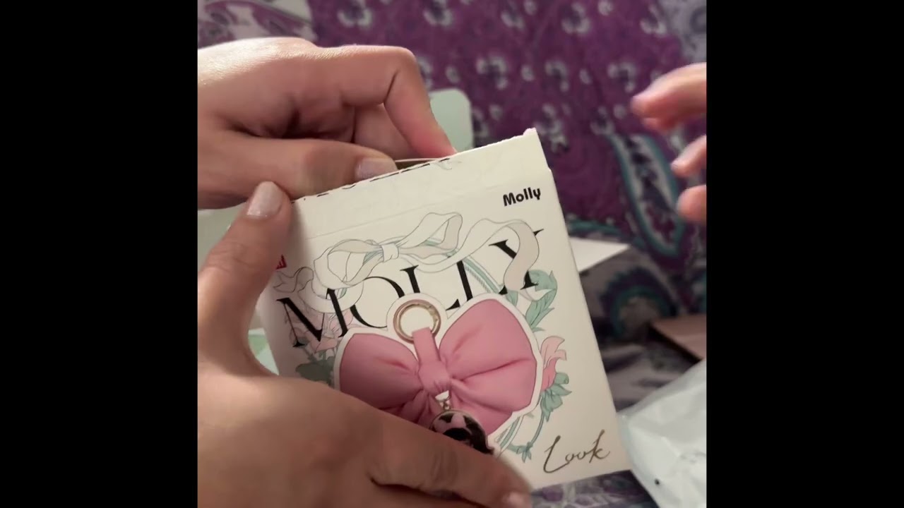 unboxing popmart Molly Daily look ribbon🎀