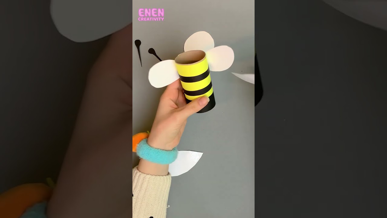 Fun and Easy Tissue Paper Tube Crafts for Kids | Bee