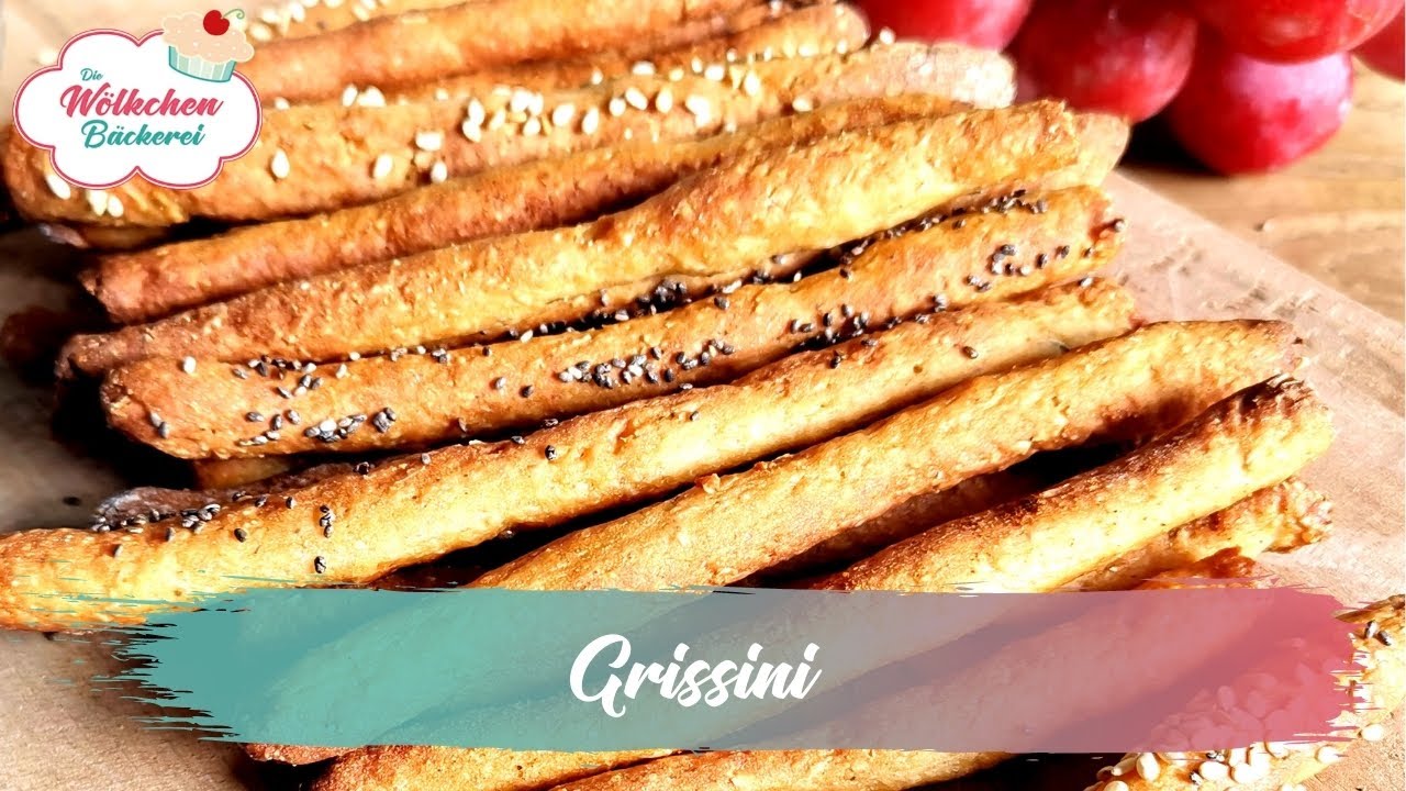 Grissini -  kalorienarm und knusprig lecker als Snack