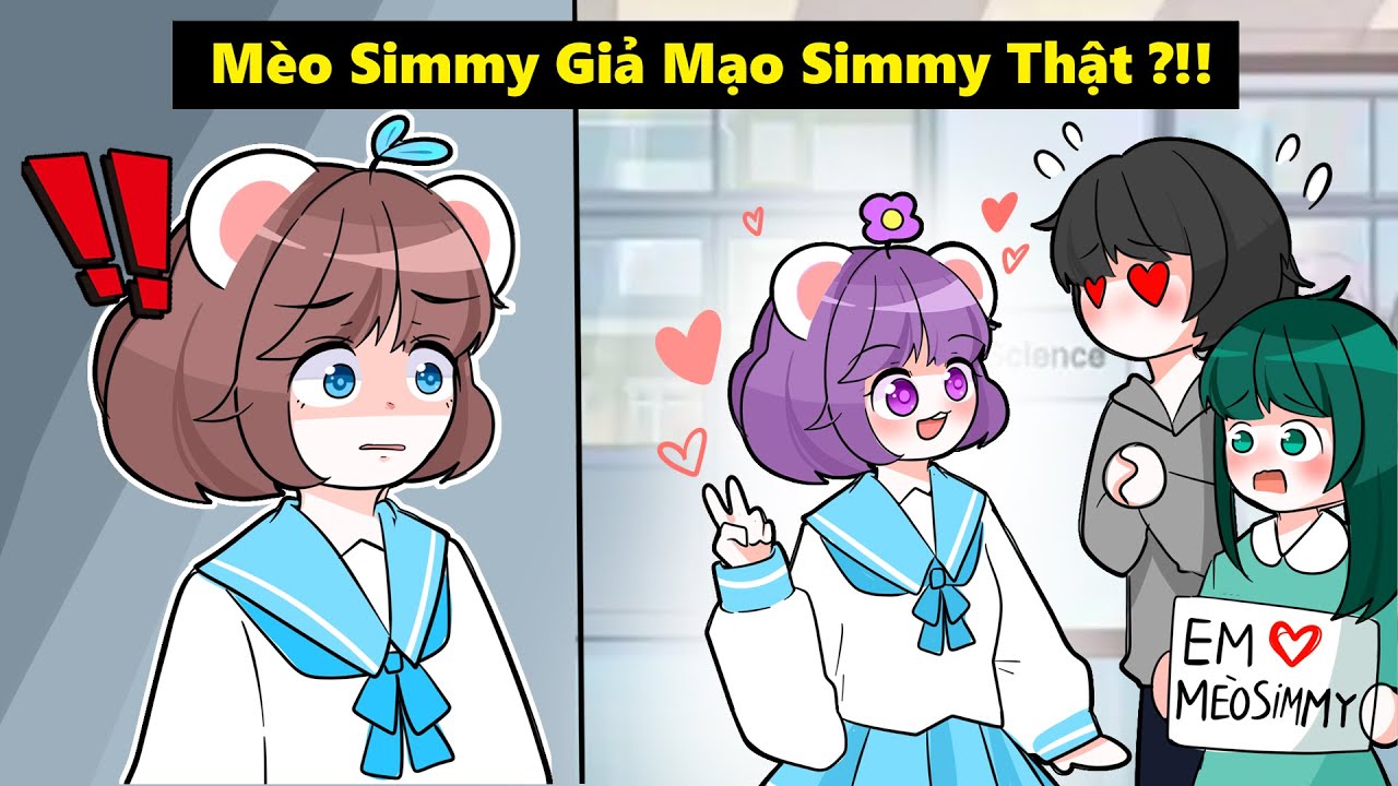Mèo Simmy Gặp Mèo Simmy Giả Mạo Trong Minecraft !!