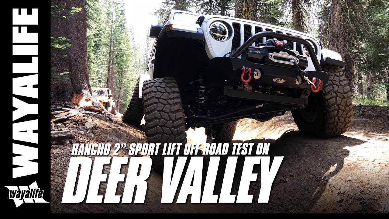 Jeep JL Wrangler Off Road Test of the Rancho 2